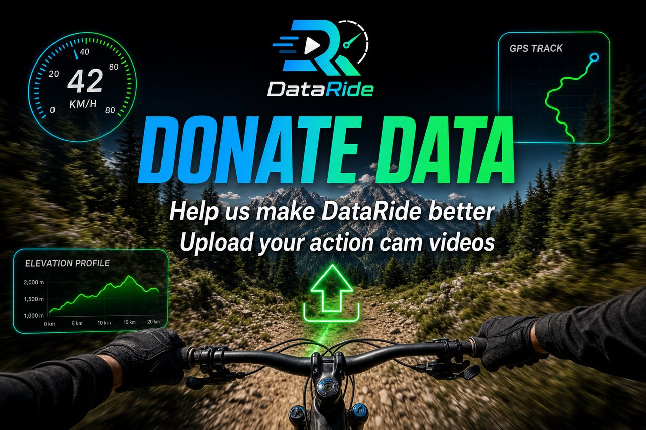 Donate data – contribute action cam videos