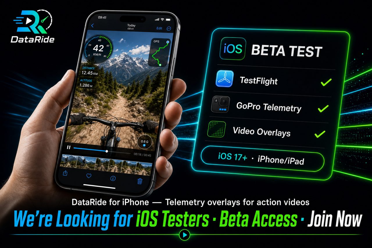DataRide iOS Beta – become a tester